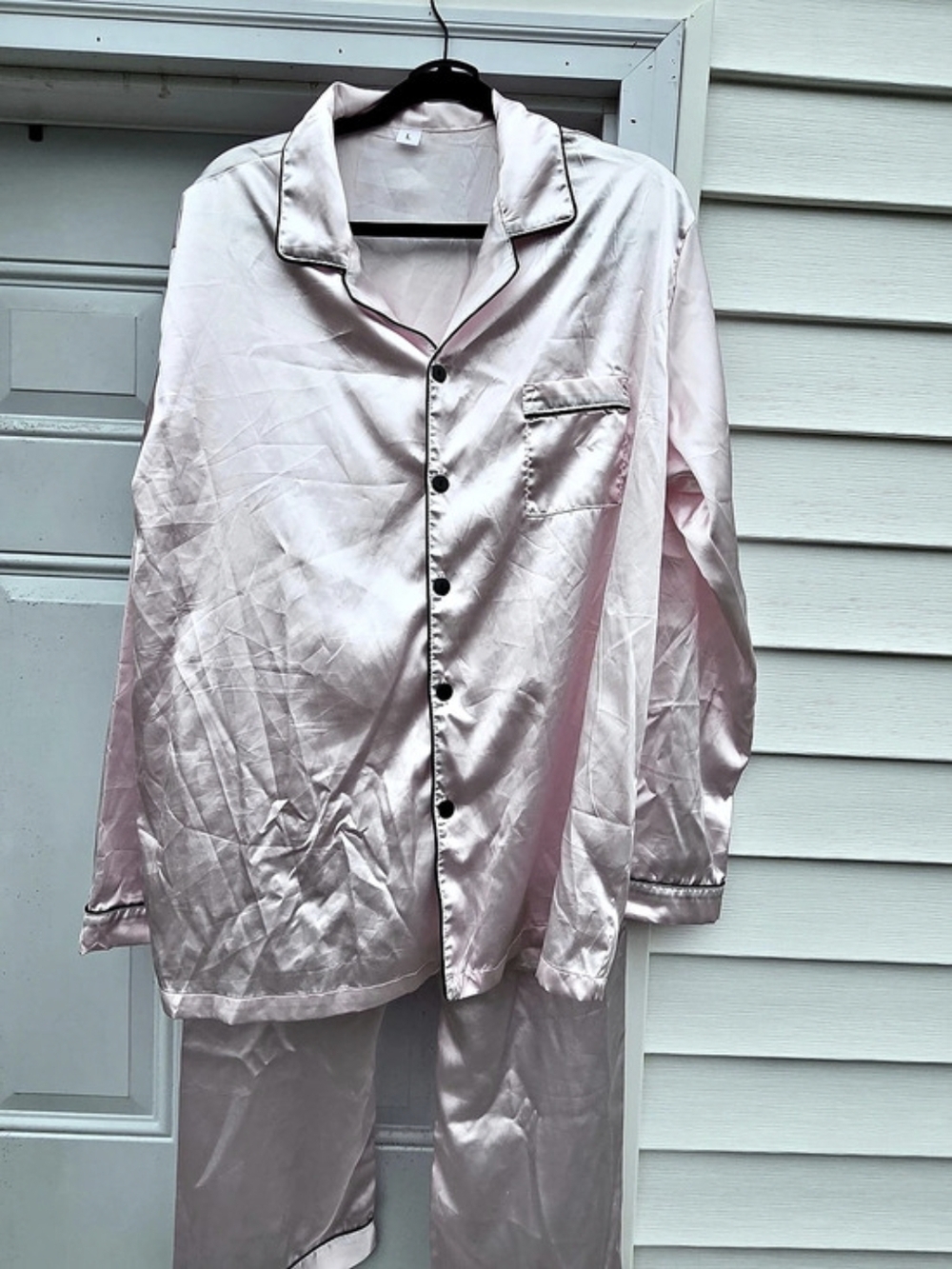 Pink Pajama Set, Large - Picture 2 of 4